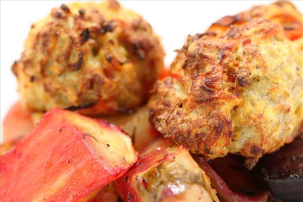Turkey rissoles with root vegetables